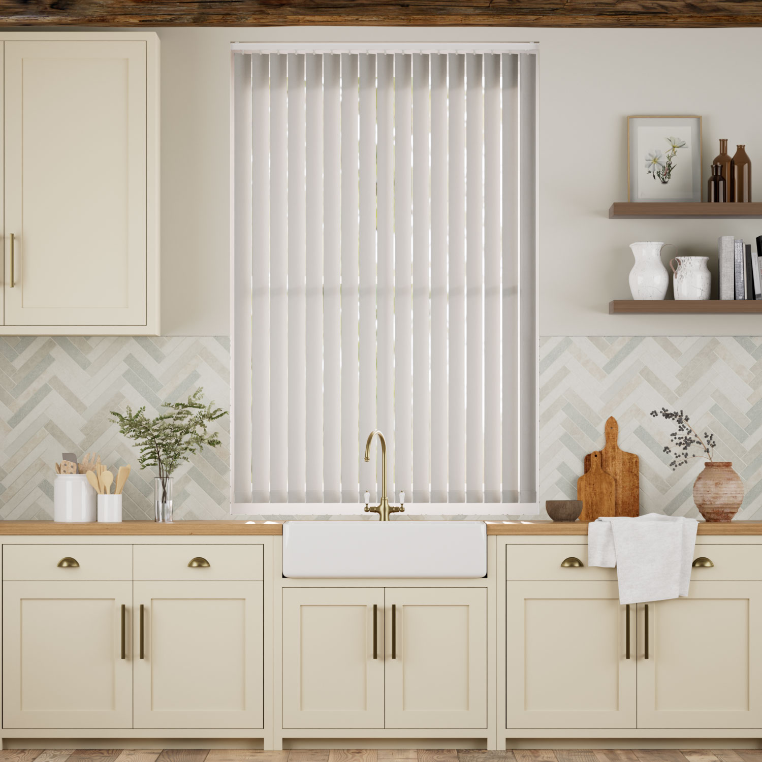 Lamellgardin Toledo Grey