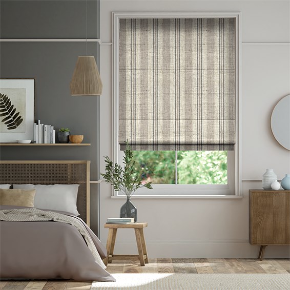 Hissgardin Truro Stripe Linen Sandstone