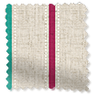 Choices Twill Stripe Linen Fiesta Rullgardiner swatch image