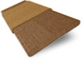 Träpersienn Vintage Oak & Camel - 50mm Slat sample image
