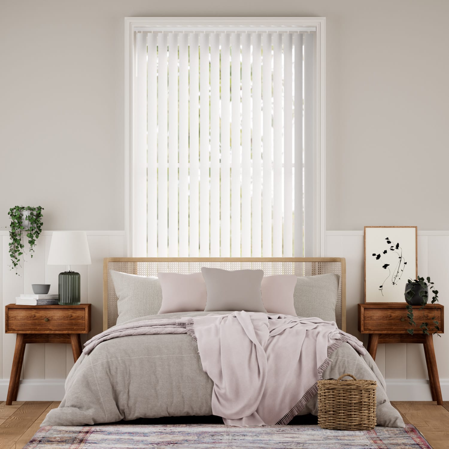 Lamellgardin Welwyn White