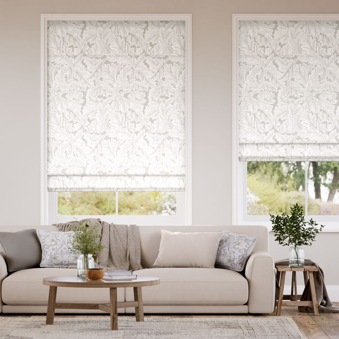 Hissgardin William Morris Acanthus Jacquard Oyster