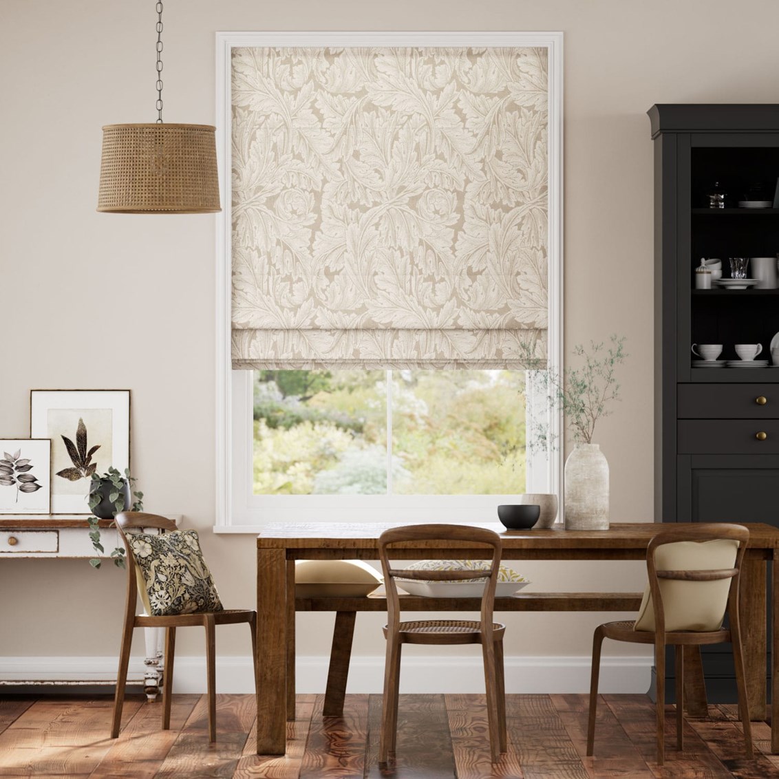Hissgardin William Morris Acanthus Jacquard Soft Gold