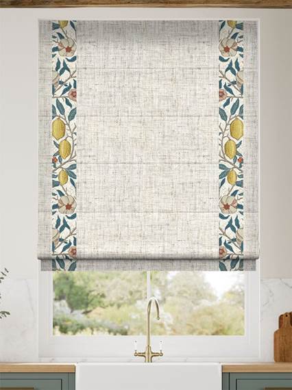 William Morris Fruit Citrus & Bijou Linen Oatmeal Hissgardiner thumbnail image