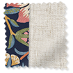 William Morris Strawberry Thief Jewel & Bijou Linen Oatmeal Hissgardiner swatch image