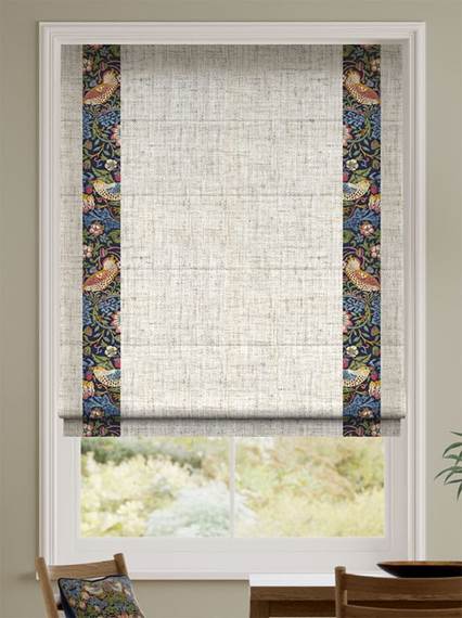 William Morris Strawberry Thief Jewel & Bijou Linen Oatmeal Hissgardiner thumbnail image