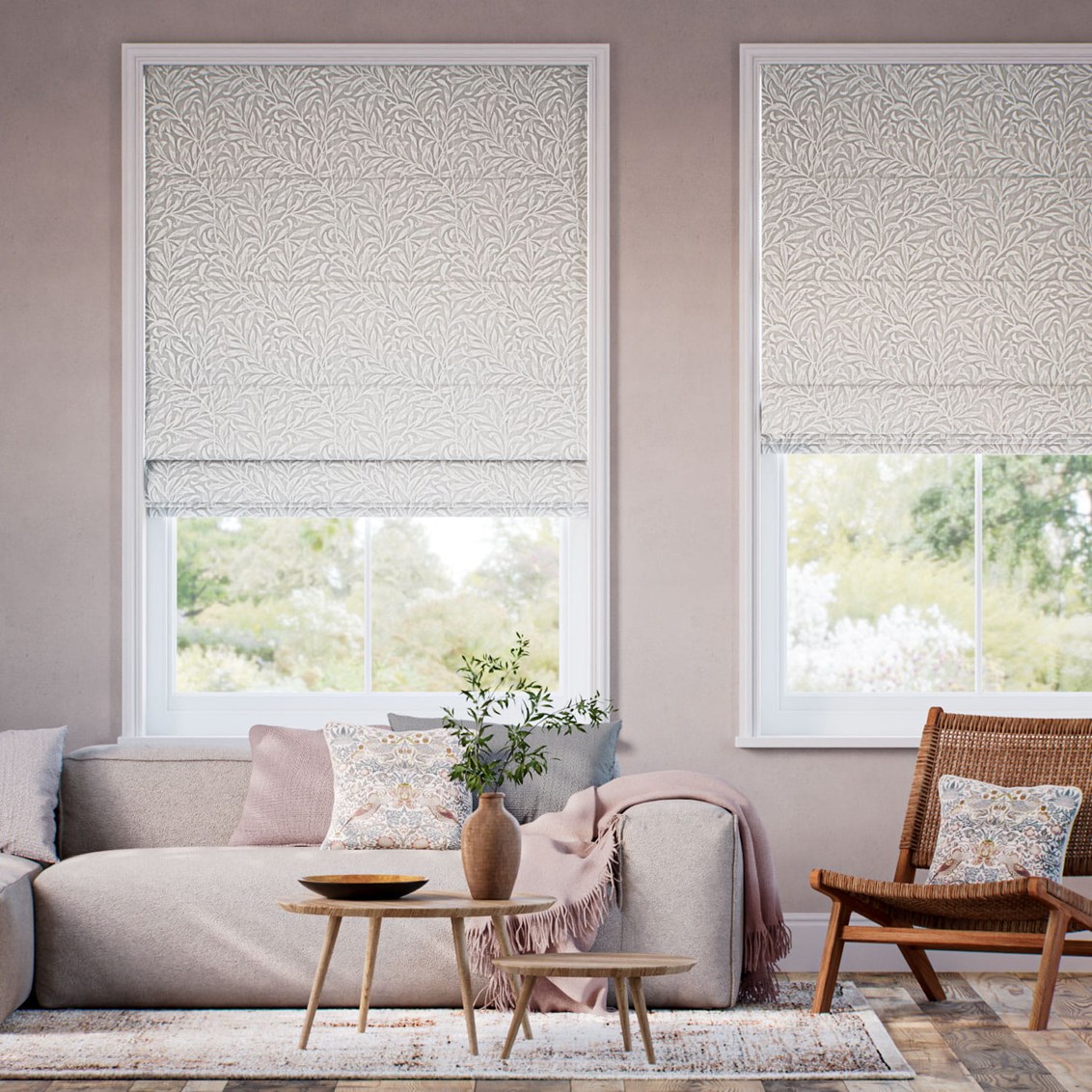 Hissgardin William Morris Willow Bough Jacquard Ivory 