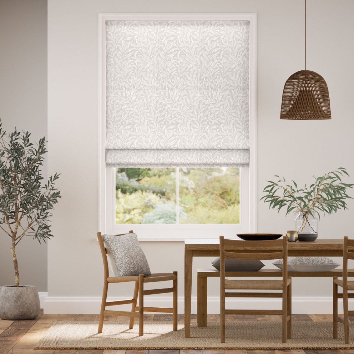 Hissgardin William Morris Willow Bough Jacquard Oyster