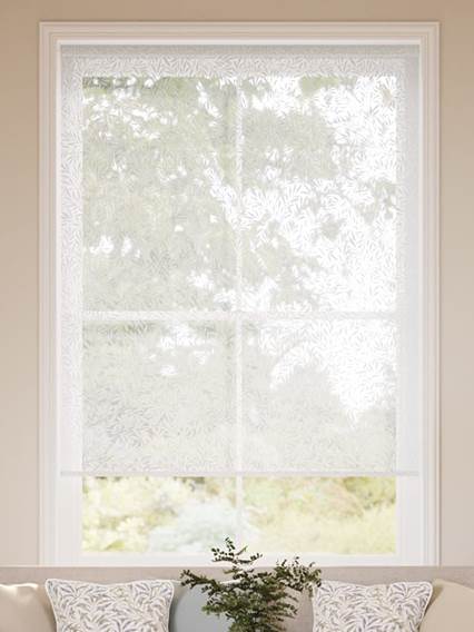 Twist2Fit William Morris Willow Voile Mist Rullgardiner thumbnail image