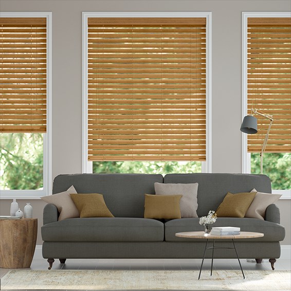 Träpersienn Tuscan Oak - 50 mm lameller